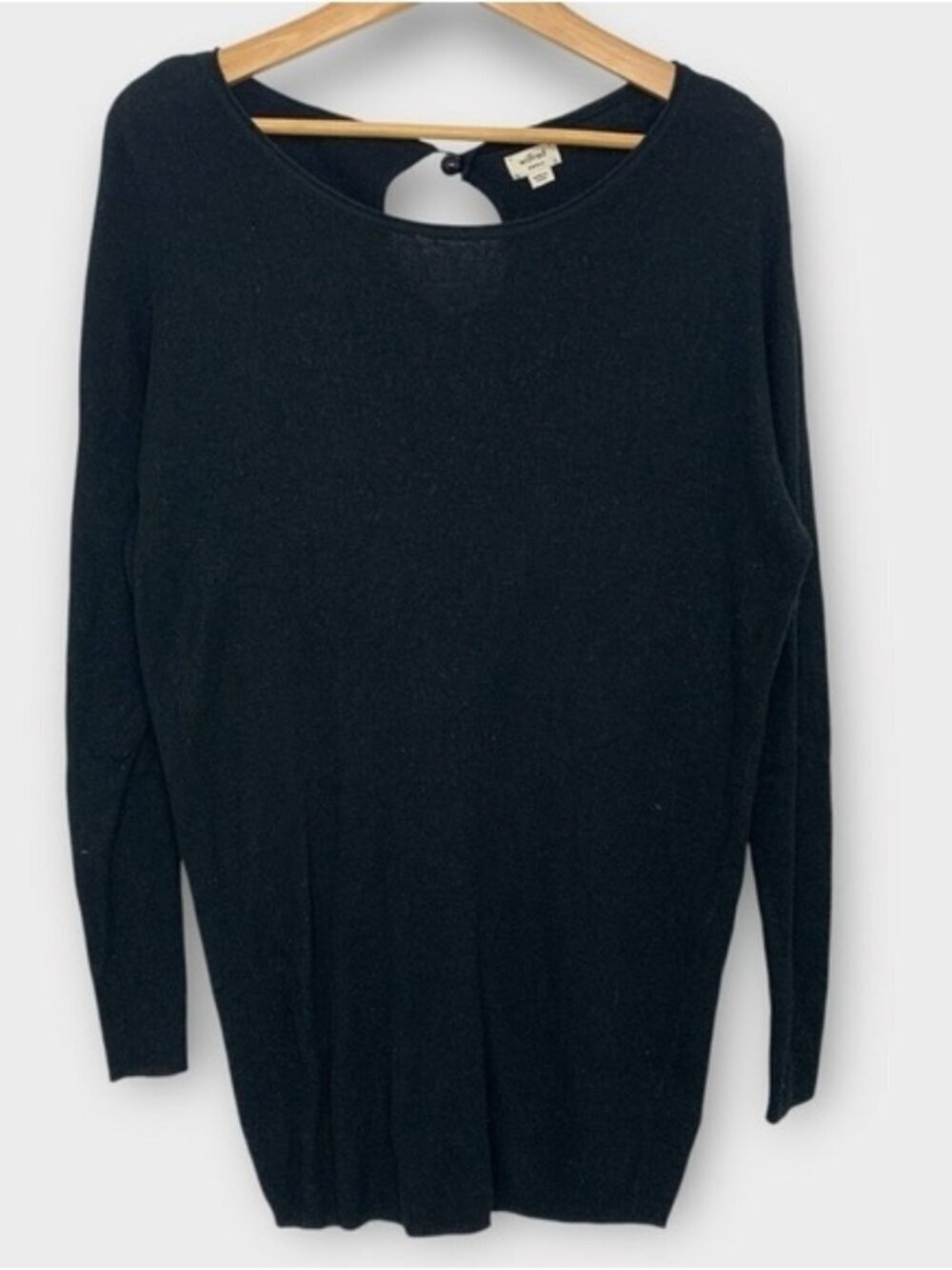 Aritzia Wilfred Angora Sweater Keyhole Back